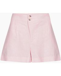 No Emotions - Linen Shorts - Lyst
