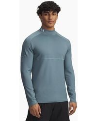 Under Armour - Mock Neck High Collar Raglan Sleeve Compression Fit Midlayer - Lyst