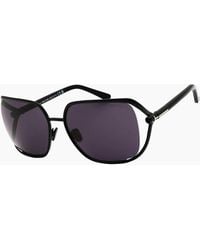 Tom Ford - Shiny Framed Smoke Sunglasses - Lyst