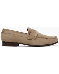 Hudson Jeans - Argyle Taupe Suede Loafer - Lyst