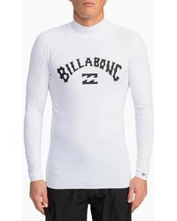 Billabong - Logo Surf Long Sleeve Rash Vest - Lyst