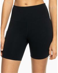 Roxy - Heart Into It Biker Running Shorts - Lyst