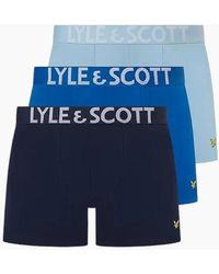 Lyle & Scott - 3-Pack Daniel Boxer Briefs, Mix - Lyst