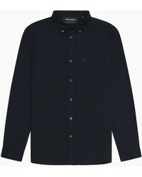 Lyle & Scott - Lyle & Scott Tonal Plain Oxford Shirt - Lyst