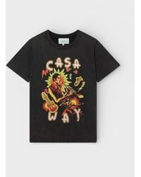 CASABLANCA - Printed T-Shirt Music For The People Faded - Lyst