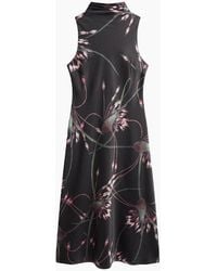 Ted Baker - Antua Printed Cowl Neck Midi Slip Dress - Lyst