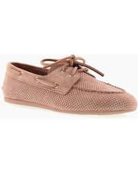 Sperry Top-Sider - Sperry Slim Boat Shoe Leather Amaretto Boat Shoes - Lyst