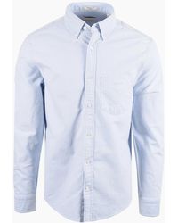 GANT - Reg Fit Brushed Oxford Shirt Clear Sky - Lyst