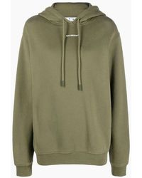 Off-White c/o Virgil Abloh - Flock Chine Flower Arrow Military Hoodie - Lyst