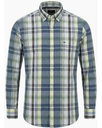 Fynch-Hatton - Fynch-Hatton Long Sleeved Shirt Aubergine - Lyst