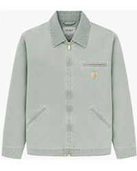 Carhartt - Og Detroit Jacket Shady /Shady/Destroy Wash - Lyst