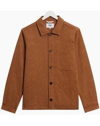 Wax London - Rockley Honeycomb Jacquard Overshirt - Lyst