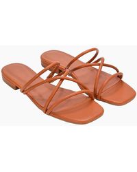 XY London - Ladies Suzzie Metallic Strappy Sandals - Lyst