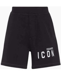 DSquared² - Icon Logo Relax Fit Short - Lyst