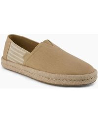 TOMS - Alpargata Rope 2.0 Cotton Oatmeal Slip-On Shoes - Lyst