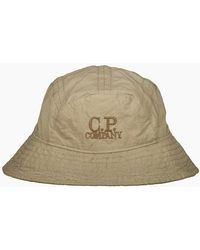 C.P. Company - Panama-R Logo Bucket Hat - Lyst