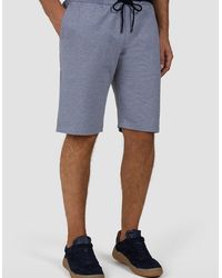 Paul & Shark - Shark Badge Stretch Fleece Cotton Bermuda Shorts - Lyst