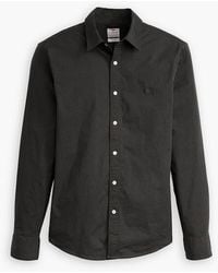 Levi's - Levi's Slim Fit Collared Neck Long Sleeve Shirt - Lyst