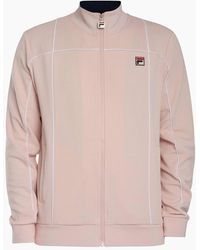 Fila - Armando Track Top Jacket Pale Lilac - Lyst