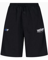 Off-White c/o Virgil Abloh - Exact Opposite Skate Sweatshorts - Lyst