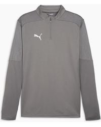 PUMA - Teamfinal Training 1 4 Zip Fleece - Lyst