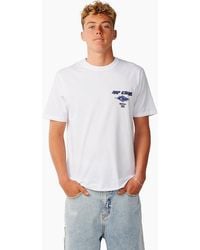 Rip Curl - Rip Curl Fade Out Icon Short Sleeve T-Shirt - Lyst
