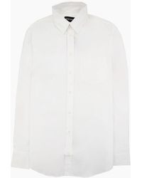 Emporio Armani - Eagle Logo Front Pocket L/S Shirt - Lyst