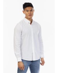 Peter Werth - Collared Neck Long Sleeve Regular Fit Shirt - Lyst