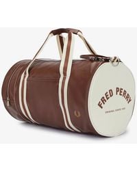 Fred Perry - Recycled Polyester Classic Barrel Bag - Lyst