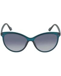 Calvin Klein - Crystal Framed Gradient Lensed Sunglasses - Lyst