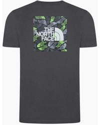 The North Face - T Shirts Box Exploration Crew Neck Graphic Print Cotton Tee - Lyst