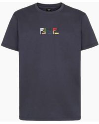 Fendi - Triple Ff Logo T-Shirt - Lyst