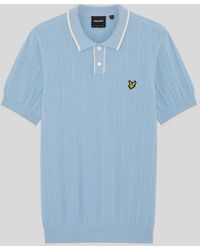Lyle & Scott - Lyle & Scott Tipped Pique Knitted Polo Shirt - Lyst