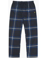 Lyle & Scott - Vinny Plaid Patterned Regular Fit Pants - Lyst
