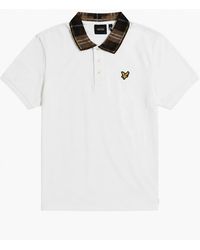 Lyle & Scott - Lyle & Scott Archive Tartan Collar Polo Shirt Heritage Inspired - Lyst