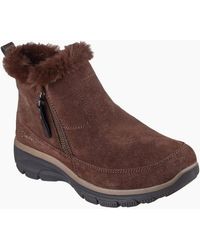 Skechers - Easy Going Cool Zip Ankle Boots - Lyst