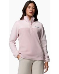 Columbia - Benton Springs 1/2 Snap Pull Over Ii Polyester Fleece Pullover - Lyst