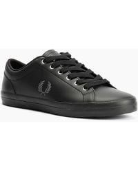 Fred Perry - Baseline Leather Trainers - Lyst