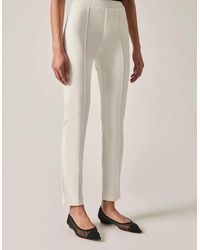 James Lakeland - Cigarette Trousers Cream - Lyst
