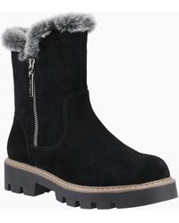 Hush Puppies - Ambre Zip Boots - Lyst