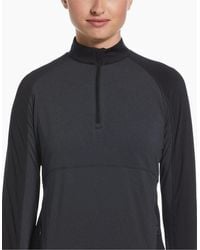 Callaway Apparel - Zip Neck Raglan Sleeve Tech Midlayer Top - Lyst