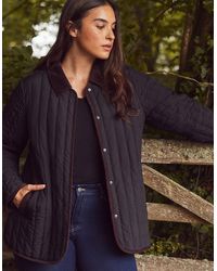 Live Unlimited London - Quilted Jacket With Cord Detailing - Lyst