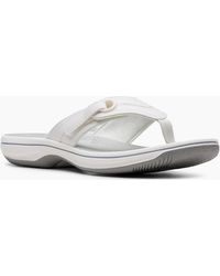 Clarks - Brinkley Reyna Toe Post Sandals - Lyst