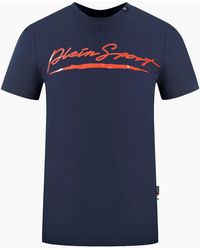 Philipp Plein - Plein Sport Brand Signature Logo T Shirt - Lyst