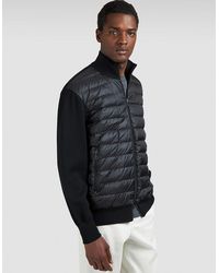 Paul & Shark - Ultralight Hybrid Zip-Up Sweater - Lyst