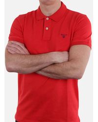 GANT - Polo Shirt Short Sleeve Casual Summer Tee Golf Sports Cotton Jersey - Lyst