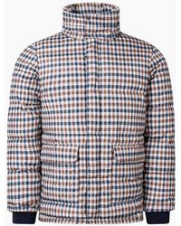 Aquascutum - Active Puffer Check Jacket - Lyst