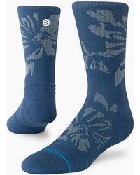 Stance - Flora Scan Mid Ribbed Crew Socks - Lyst