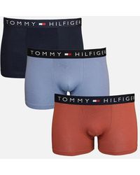 Tommy Hilfiger - 3-Pack Original Boxer Trunks, Desert Sky/Cappri Sun - Lyst
