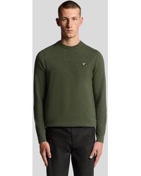 Lyle & Scott - Lambswool Blend Crew Neck Jumper - Lyst